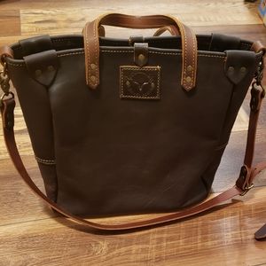 Coastal Hillbilly Mocha Bucket tote